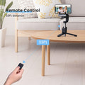 Hohem iSteady Q gimbal stabilizer for smartphones with remote control feature shown in use