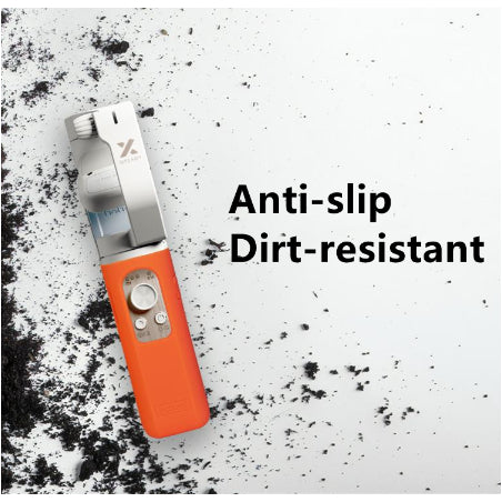 Hohem iSteady X silicone sleeve in orange with anti-slip and dirt-resistant features