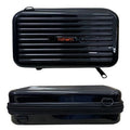 Mini trunk carrying pouch for gimbal in glossy black finish with zip closure