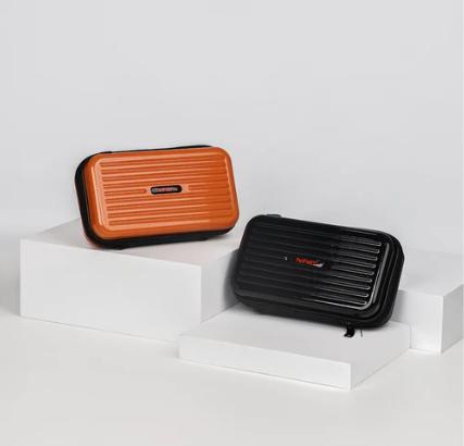 Mini trunk carrying pouch for gimbal with organized storage and straps