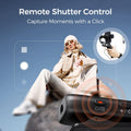 Hohem wireless Lavalier microphone with remote shutter control for easy content creation