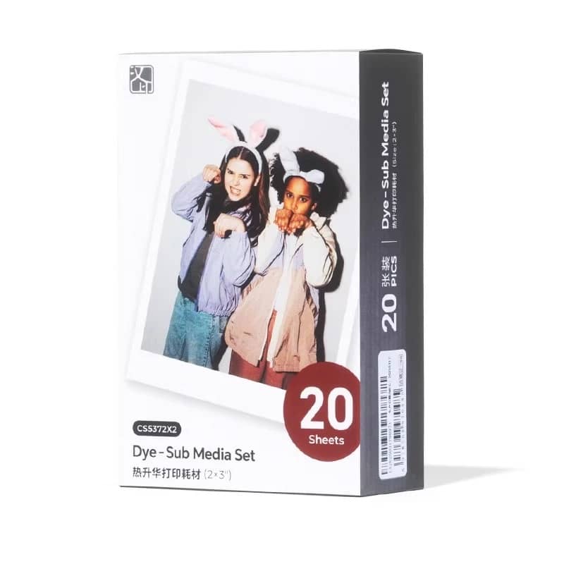 VMIDirect Photo Paper pack with 20 sheets for vibrant dye-sub printing projects