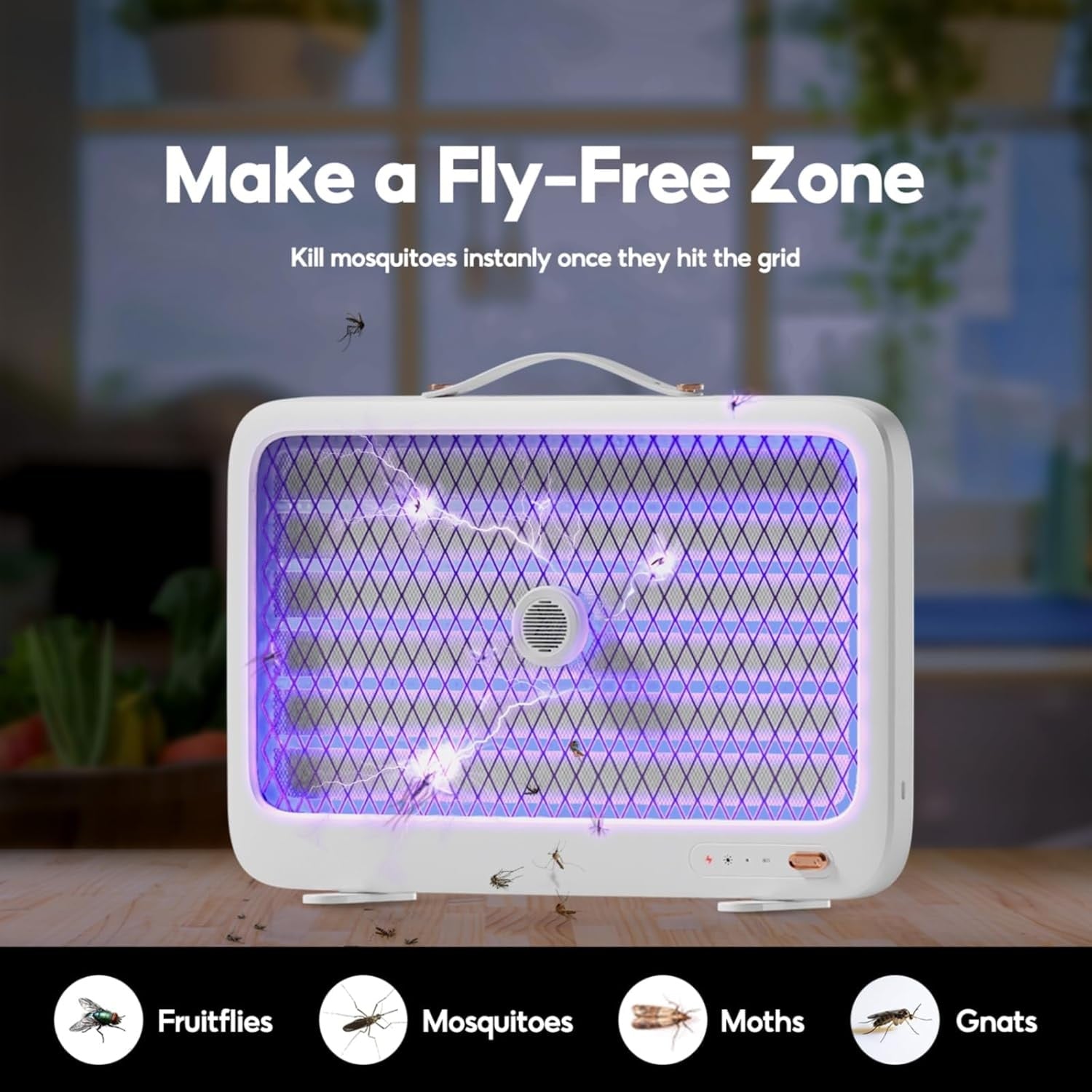 Indoor mosquito killer rechargeable lamp for effective mosquito control in your home