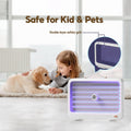 Indoor mosquito killer rechargeable lamp safe for kids and pets with double layer safety grid