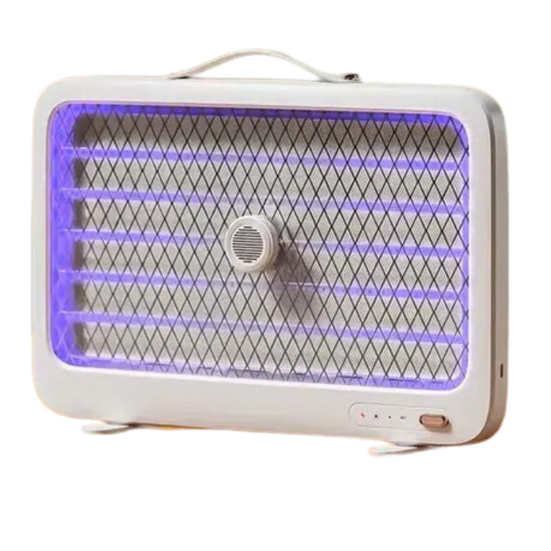 Indoor mosquito killer rechargeable lamp with UV light and safety grid for effective bug elimination