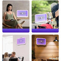 Indoor mosquito killer rechargeable lamp in use in various settings for effective pest control