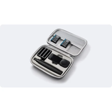Insta 360 Carry Case with organized compartments for accessories and protection.
