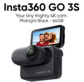 VMIDirect 4K Tiny Waterproof Action Camera in Midnight Black with 64GB storage and flip screen