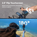 VMIDirect 8K Action Camera with 2.5 inch flip touchscreen for versatile shooting angles