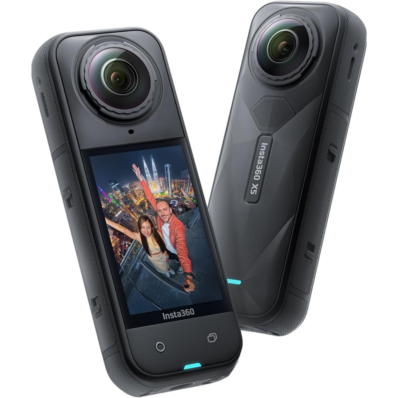 VMIDirect 8K Waterproof Action Camera with dual lenses and LCD touchscreen for outdoor adventures