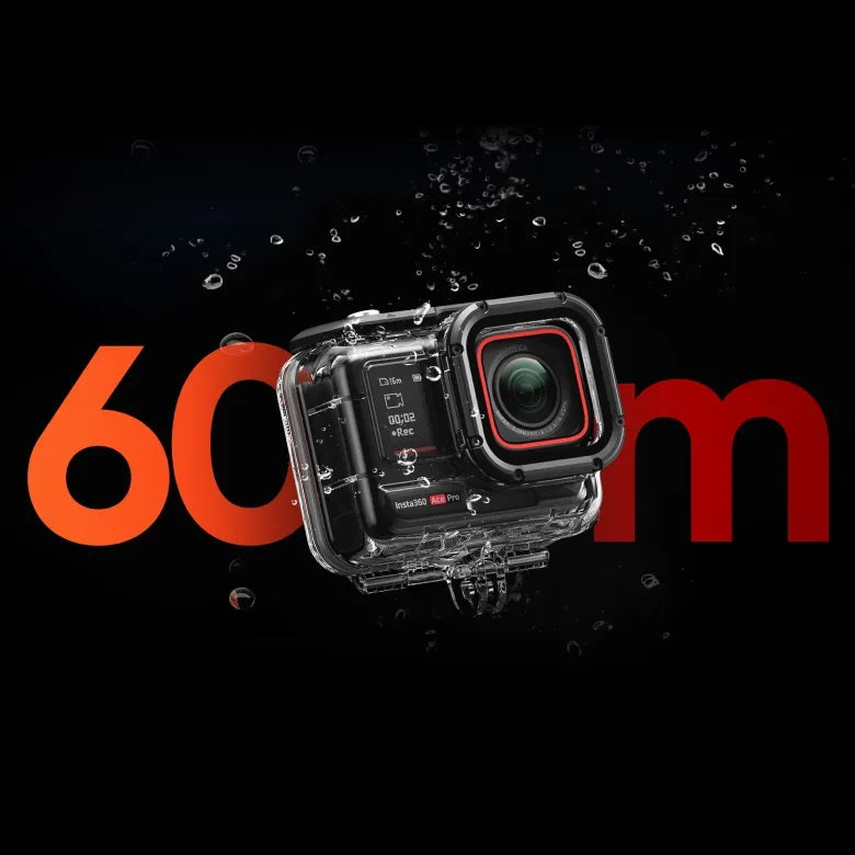 Insta360 Ace Ace Pro Accessories waterproof case designed for deep sea adventures up to 60m