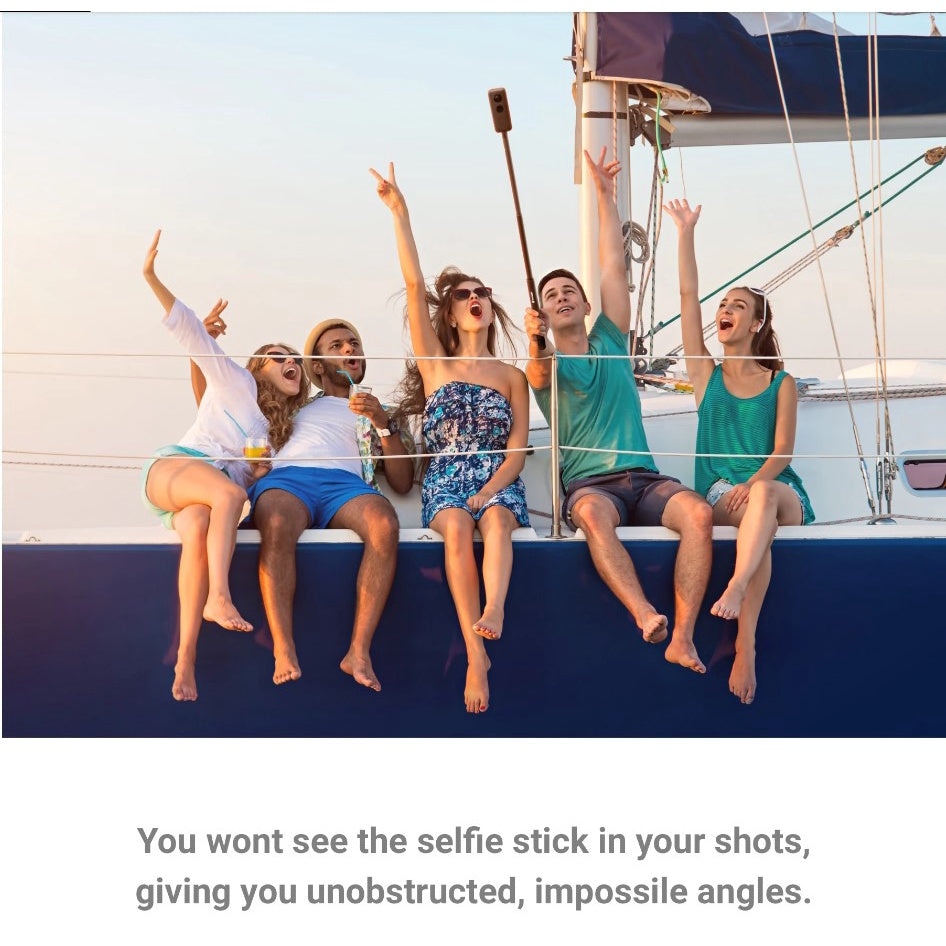 VMIDirect Invisible Selfie Stick for unobstructed photography angles on adventures