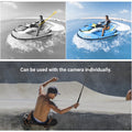 VMIDirect Invisible Selfie Stick shown in use with various water sports activities for capturing unique moments