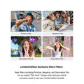 Small 4K Action Camera showcasing limited edition exclusive retro filters for unique photo effects