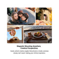 Small 4K Action Camera with magnetic mounting for creative perspectives and easy shooting angles