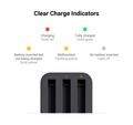 X2 Fast Charging Hub with clear charge indicators showing status for multiple batteries