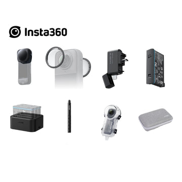 Insta360 X4 Accessories Bundle Pack featuring various essential camera accessories for enhanced filming