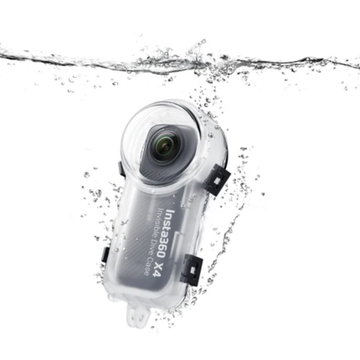 Insta360 X4 Action Camera with Waterproof Case for Underwater Photography and Adventure