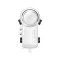 Insta360 X4 Invisible Dive Case designed for underwater filming with durable clear construction