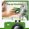 Green Instant Photo Print Camera with Pop-up Viewfinder for capturing memories easily