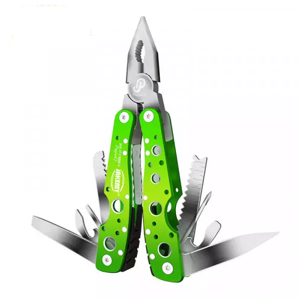 Multifunctional folding pliers with multiple tools for outdoor and DIY tasks