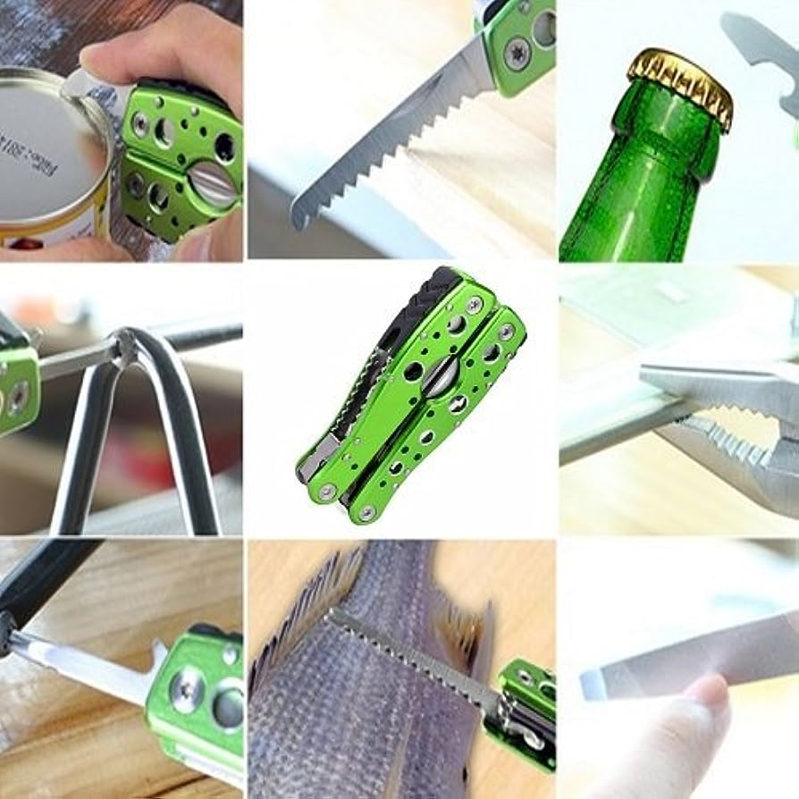 Multifunctional folding pliers with various tools for everyday tasks and outdoor adventures