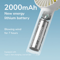 FA21 Portable Handheld Fan with 2000mAh Lithium Battery for 7 Hours of Use