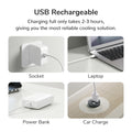 VMIDirect FA21 Portable Handheld Fan with USB Rechargeable Features for Convenient Cooling
