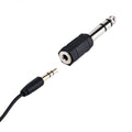 Omnidirectional lapel microphone with 3.5mm jack and adapter for clear audio recording