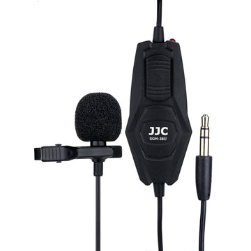 Omnidirectional lapel microphone with clip and windscreen for clear audio recordings