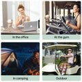 Bladeless stroller fan rechargeable used in office gym camping and outdoor portable desktop fan