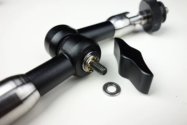 VMIDirect Studio Equipment Close-Up of Adjustable Camera Mount with Bearings and Accessories