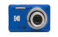 Kodak PIXPRO FZ55 Digital Camera in blue, featuring 5X wide lens and Full HD capabilities