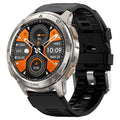 KOSPET TANK T3 rugged smartwatch by VMIDirect silver bezel orange black round display and black silicone strap