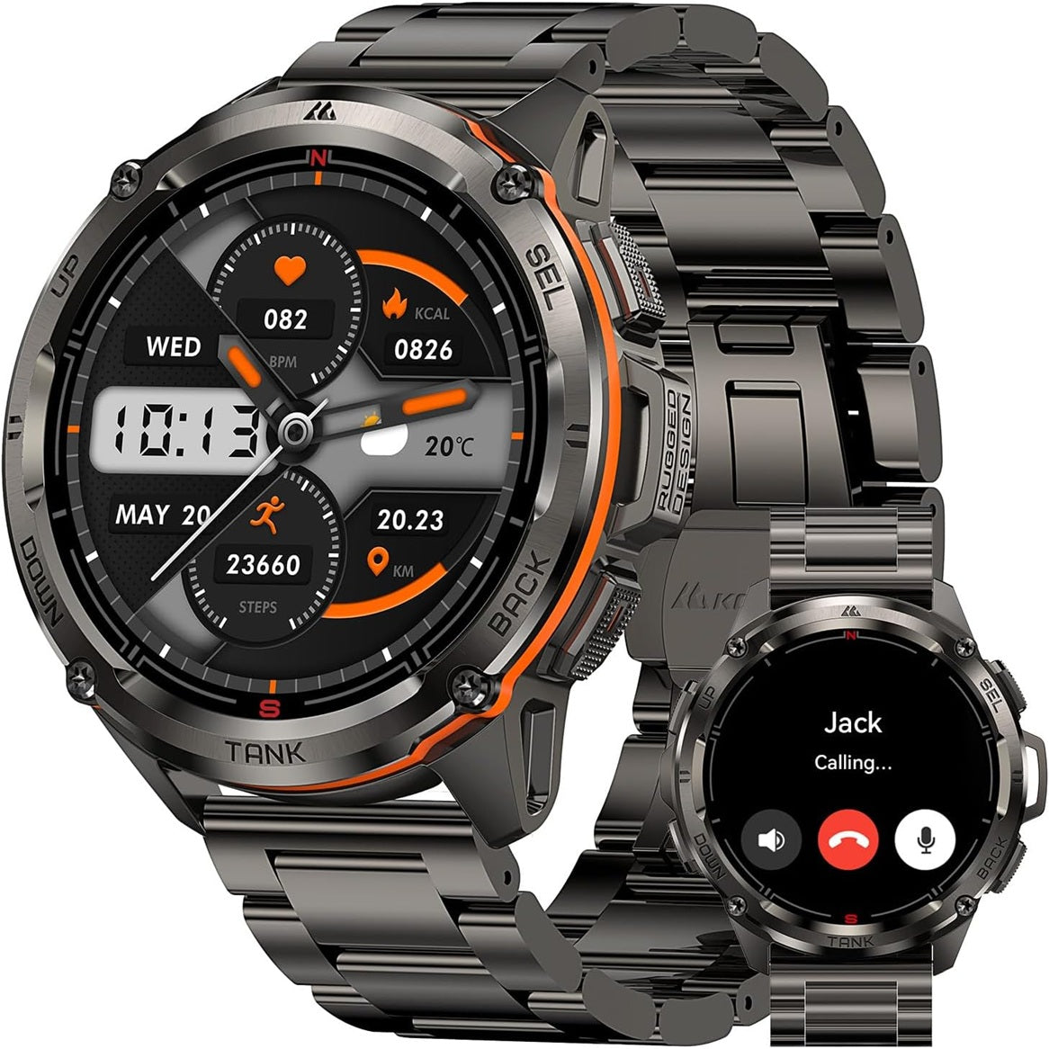 KOSPET T3 Ultra Military Smartwatch with robust design and fitness tracking features