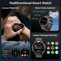 KOSPET T3 Ultra Military Smartwatch featuring call function, weather assistant, and message notifications