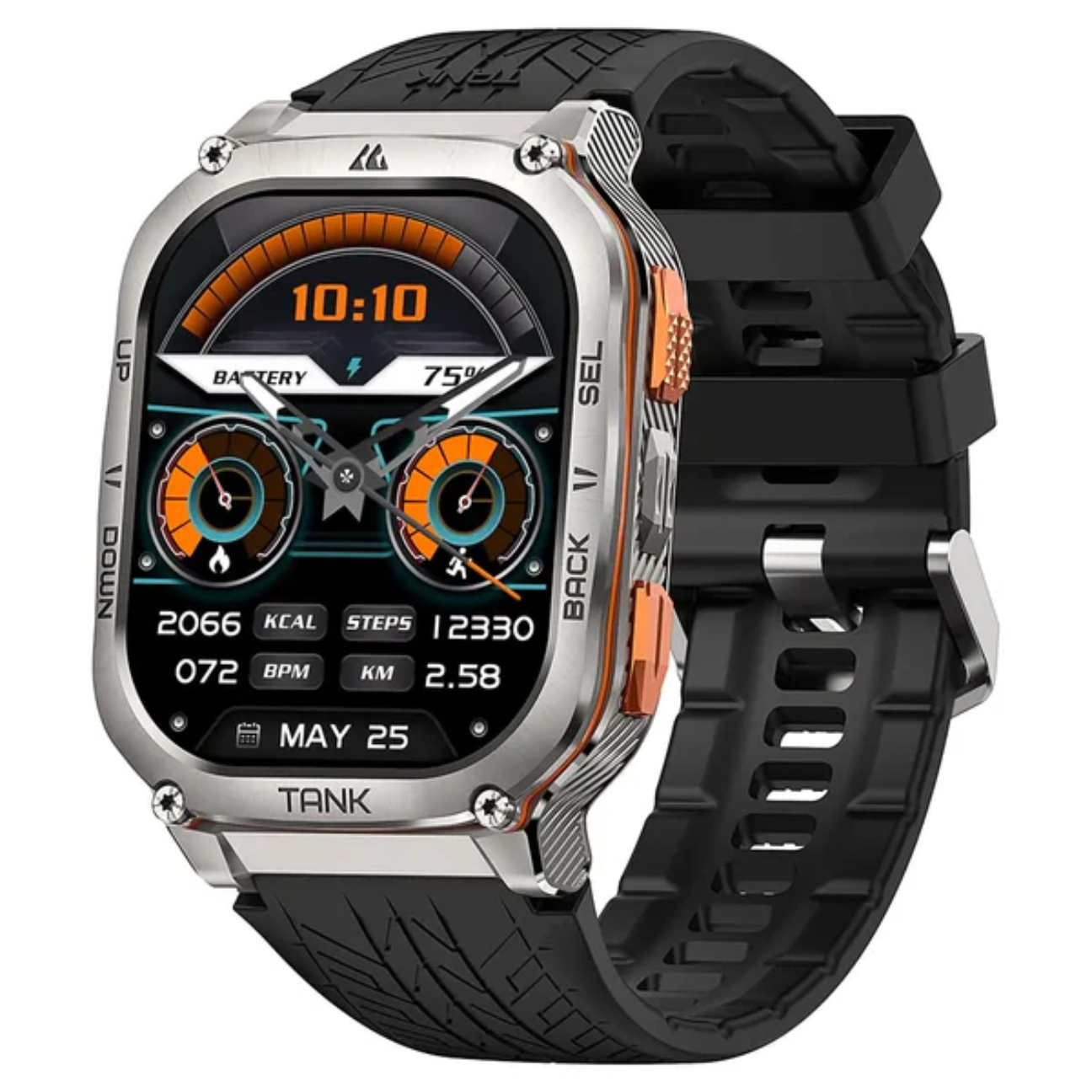 KOSPET Tank M3 Ultra Smartwatch with Fitness Tracking, Heart Rate Monitor, and Sleek Design