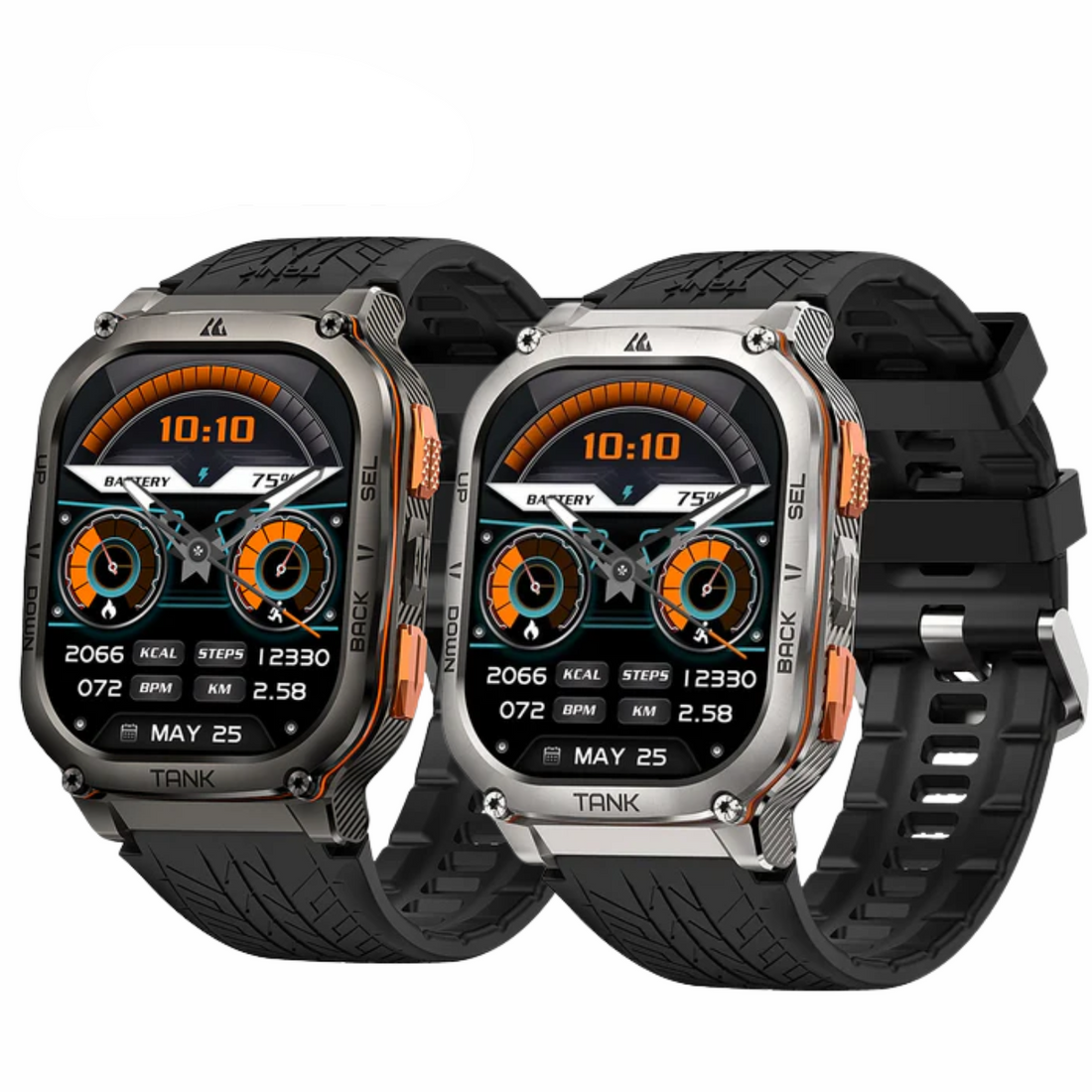 KOSPET Tank M3 Ultra Smartwatch features a rugged design with a vibrant display and advanced fitness tracking