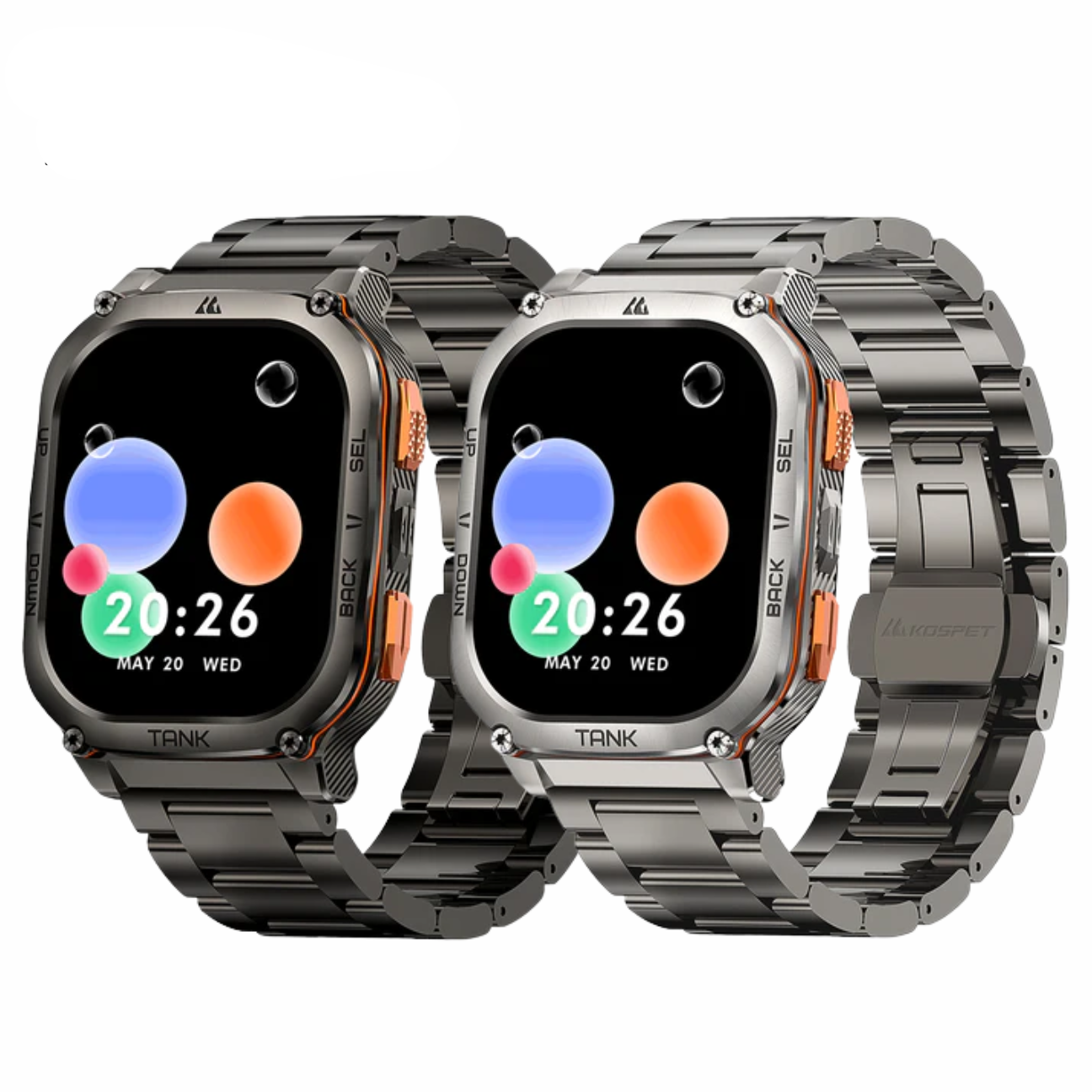 KOSPET Tank M3 Ultra smartwatch special edition with sleek metal design and vibrant display features