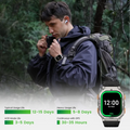 KOSPET Tank M3 Ultra Smartwatch displayed on a wrist, showcasing rugged design and long battery life features