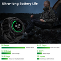 Kospet Tank S2 rugged smartwatch featuring ultra-long battery life and durable design for outdoor activities
