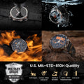 KOSPET TANK T3 ULTRA 2 smartwatch with military-grade quality, waterproof, and extreme temperature resistance