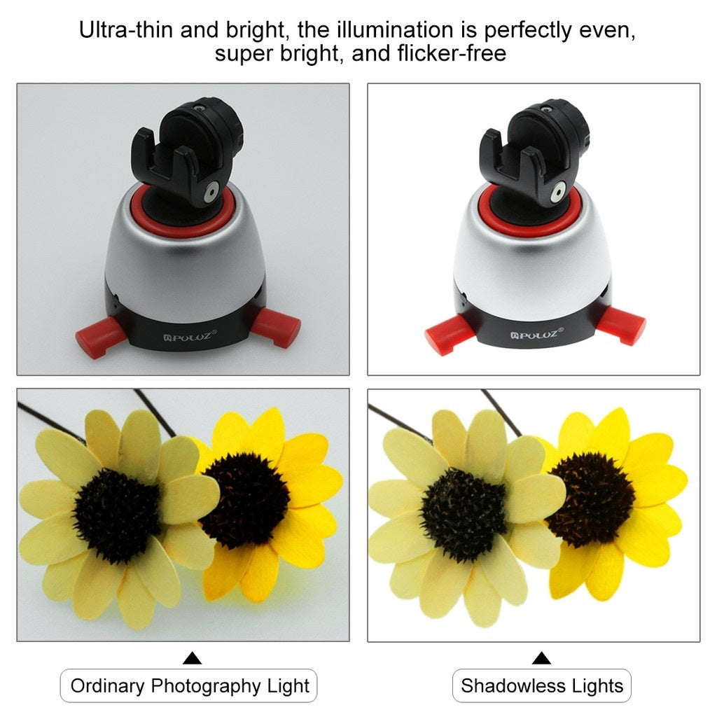 LED light panel for photography showcasing ultra-thin design and bright, flicker-free illumination