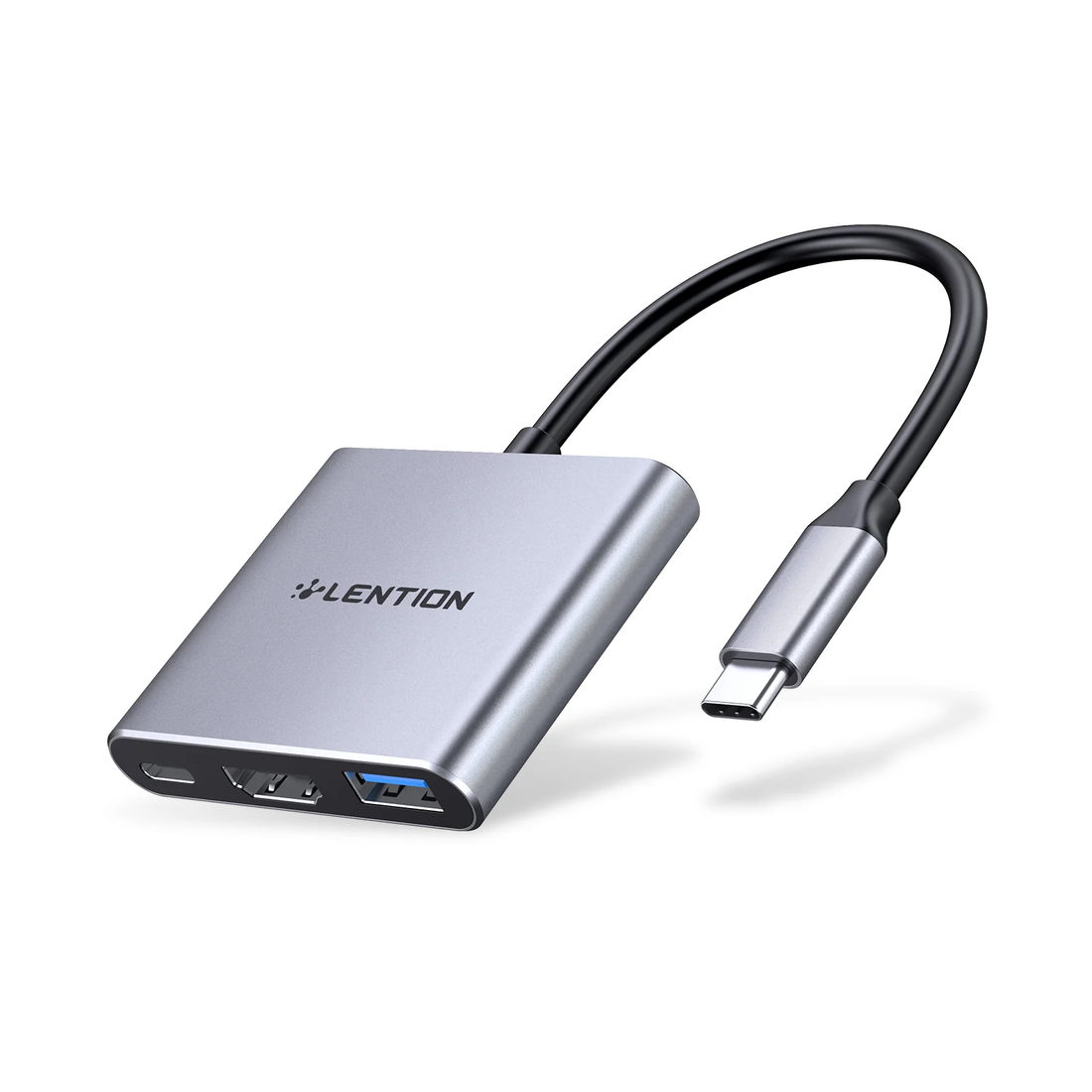 LENTION 3-in-1 USB C adapter with multiple ports for enhanced connectivity options