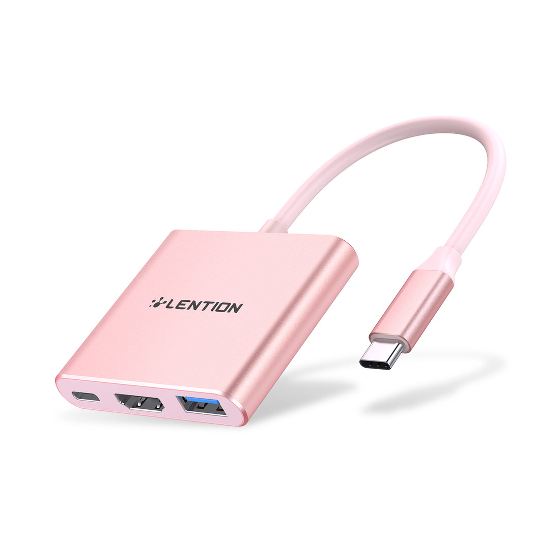 LENTION 3-in-1 USB C adapter with multiple ports for enhanced connectivity options
