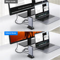 VMIDirect Multiport Hub connected to a laptop in mirror and extend mode for enhanced connectivity