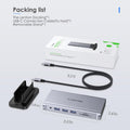 VMIDirect Multiport Hub with USB-C Cable and removable stand for versatile connectivity