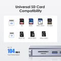 VMIDirect Multiport Hub with universal SD card compatibility for fast data transmission
