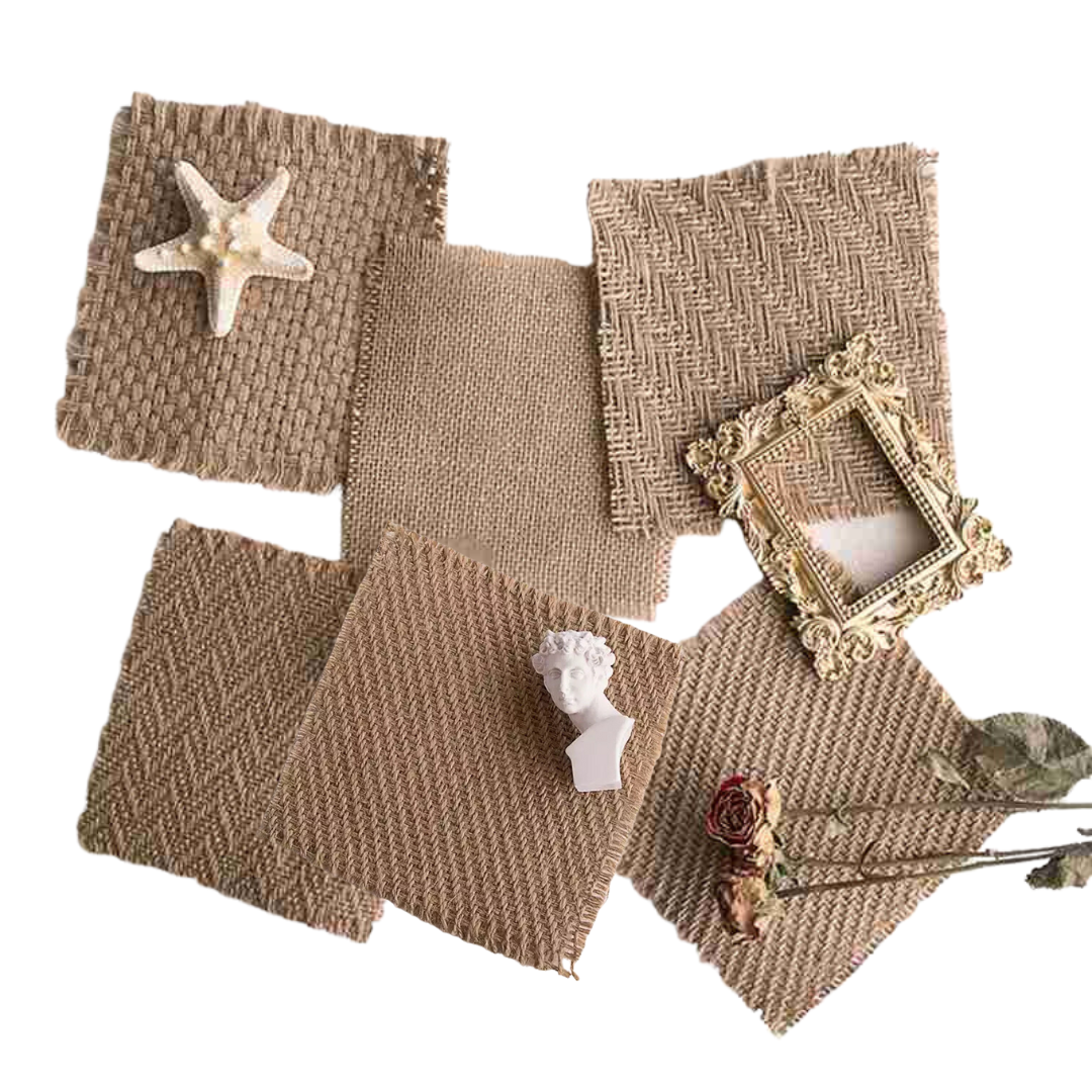 Set of Linen Mat Photo Props in various textures, perfect for enhancing photography backgrounds