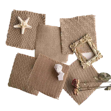 Set of Linen Mat Photo Props in various textures, perfect for enhancing photography backgrounds